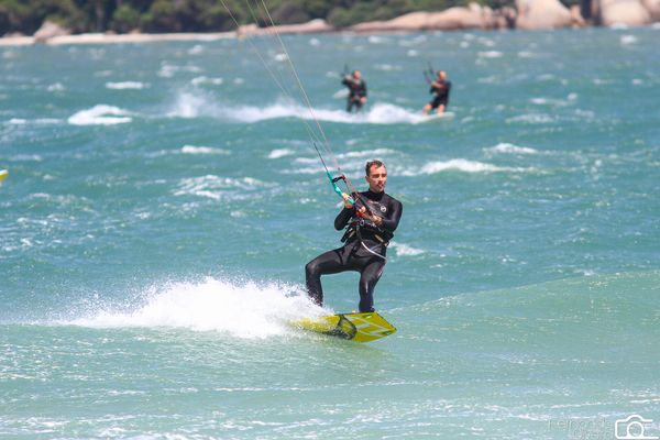 Riding at Praia do Campeche